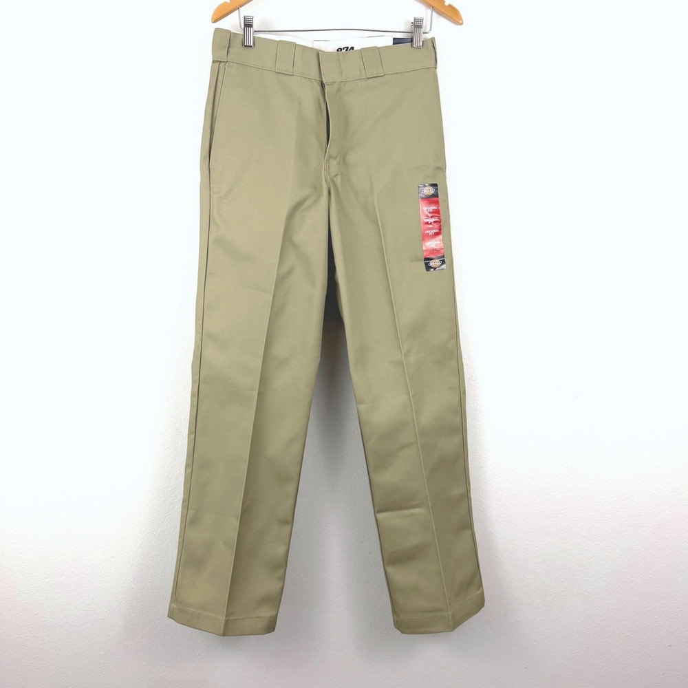 Skate Streetwear NWT Dickies 874 Original Fit 31x31 Retro Work Pants Khaki Tan